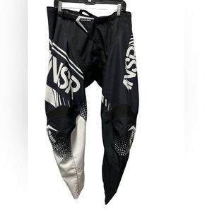 ANSR, Syncron, MotoX,pants , black , white. , size 38- 38-32